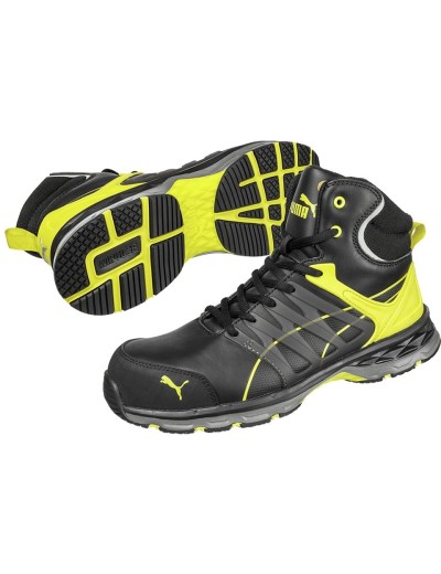 Робоче взуття Puma Velocity 2.0 Mid S3 жовті ESD