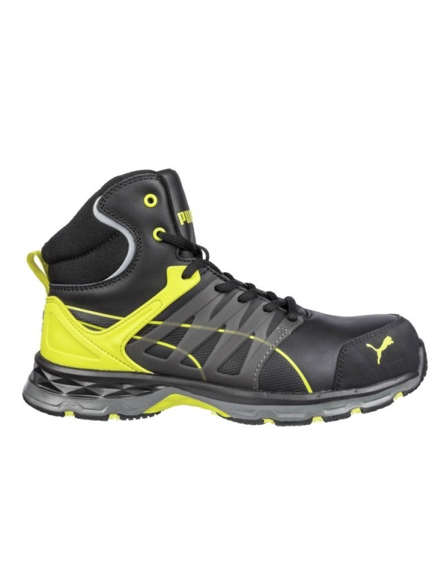 Робоче взуття Puma Velocity 2.0 Mid S3 жовті ESD