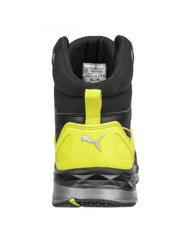 Робоче взуття Puma Velocity 2.0 Mid S3 жовті ESD
