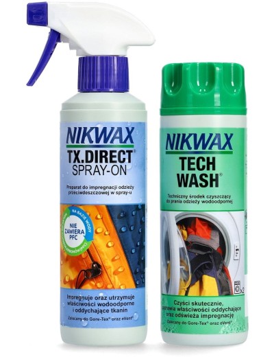 Набір для водонепроникного одягу Nikwax Twin: Tech Wash +
