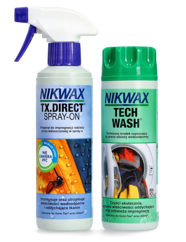 Набір для водонепроникного одягу Nikwax Twin: Tech Wash +