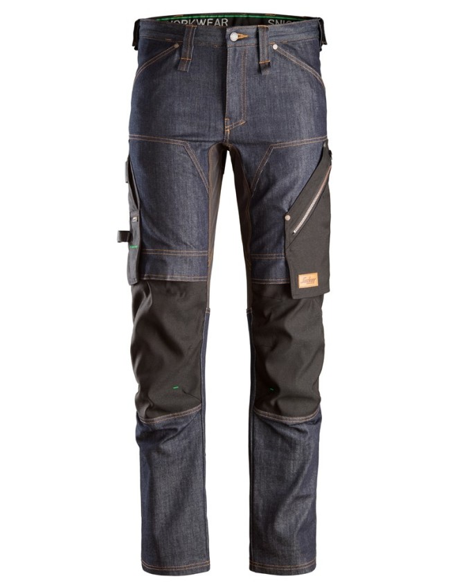 Робочі штани Snickers 6956 Denim FlexiWork+