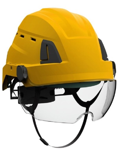 Захисна каска з окулярами Protekt Atra V40