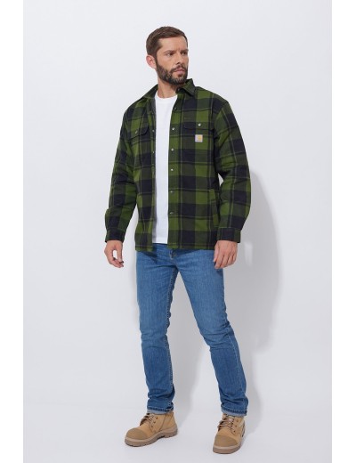 Сорочка фланелева утеплена Carhartt Heavyweight Flannel Sherpa