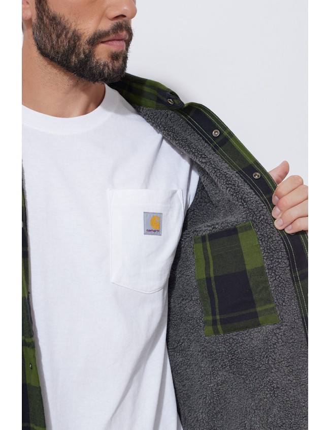 Сорочка фланелева утеплена Carhartt Heavyweight Flannel Sherpa