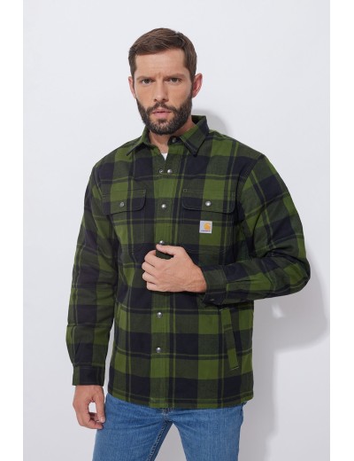 Сорочка фланелева утеплена Carhartt Heavyweight Flannel Sherpa