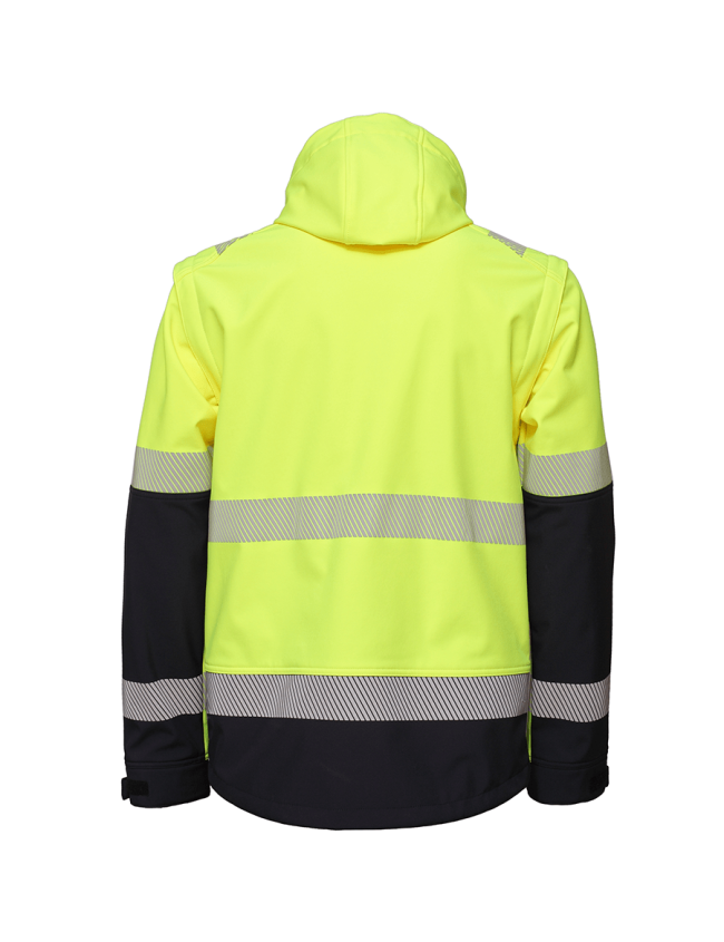 Сигнальна софтшел куртка Bosafety Valencia C2
