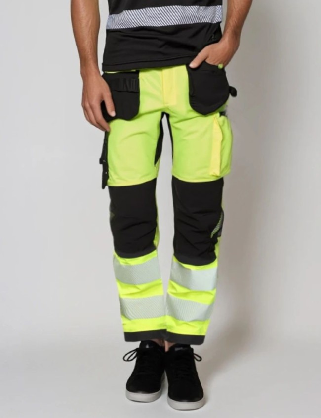 Сигнальні робочі штани Bosafety Tension Plus