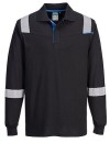 Вогнестійка сигнальна мультизахисна футболка Polo Portwest