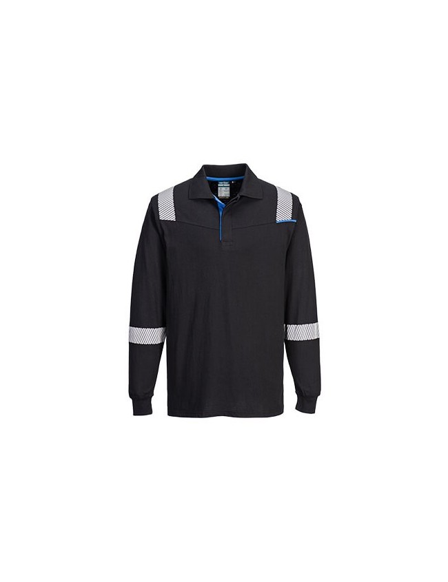 Вогнестійка сигнальна мультизахисна футболка Polo Portwest