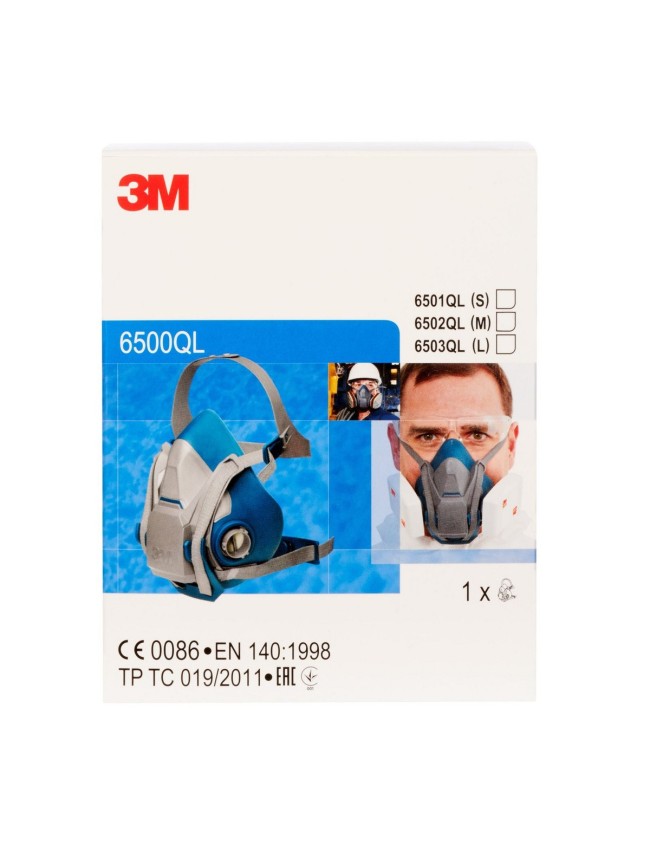 Напівмаска захисна 3M 6500 QL