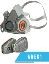 Напівмаска 3M з фільтрами 3M 6059 ABEK1