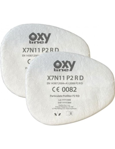 Фільтр протипиловий до маски P2 OXYPRO X7N11 P2 R