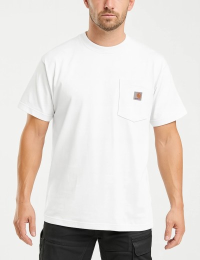 Футболка Carhartt K87 Heavyweight Pocket S/S