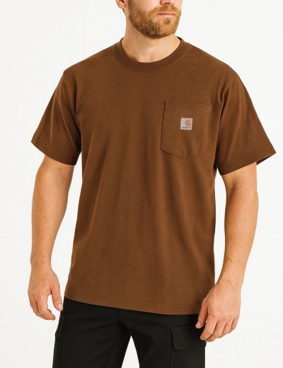 Футболка Carhartt K87 Heavyweight Pocket S/S