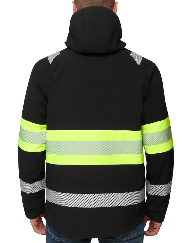 Сигнальна куртка softshell Bosafety Valencia C1