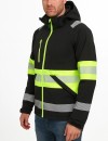 Сигнальна куртка softshell Bosafety Valencia C1