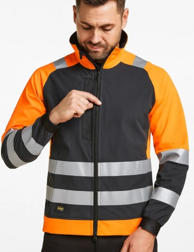Куртка softshell чоловіча світловідбивна Snickers 1539