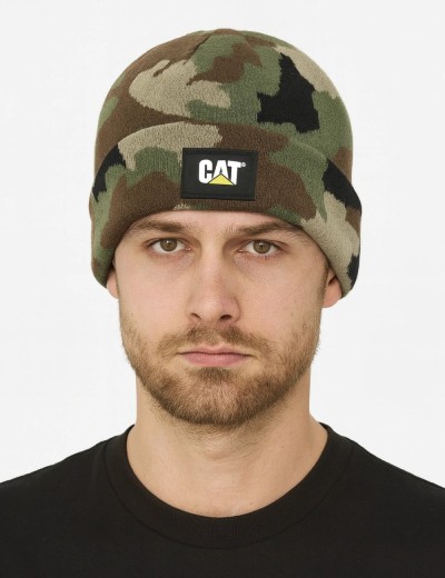 Зимова шапка CAT Label Cuff