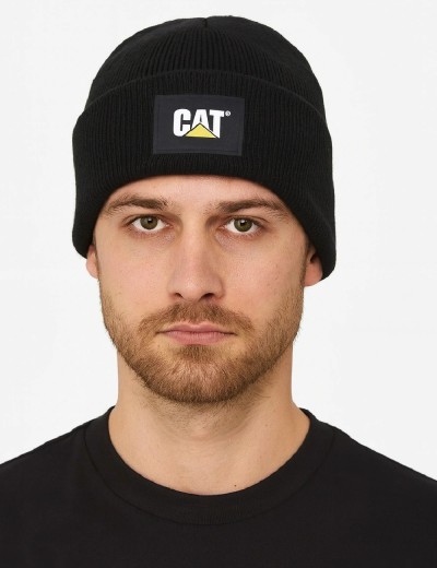 Зимова шапка CAT Label Cuff