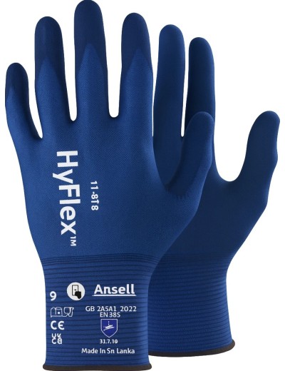 Робочі рукавички Ansell 11-818 HyFlex