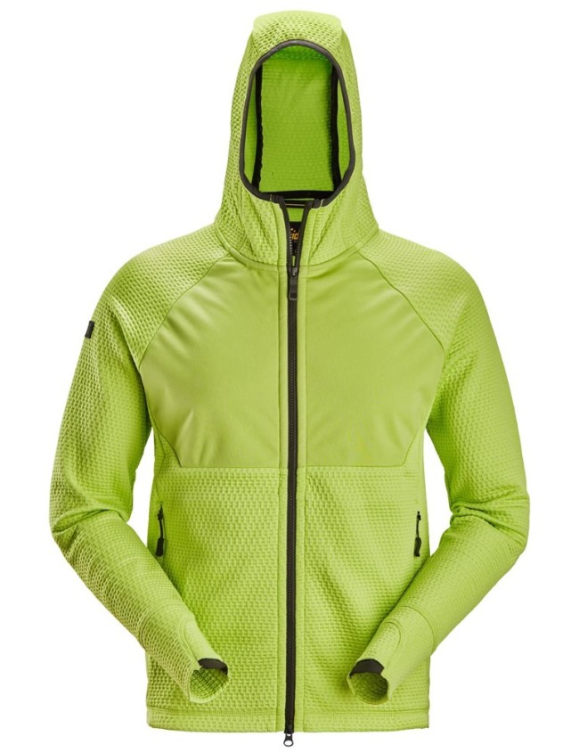 Робоча кофта з капюшоном Snickers 8405 Flexi Work Lime