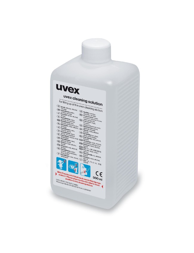 Рідина для чищення окулярів та гоглів UVEX 0,5L