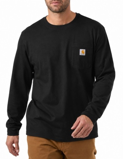 Футболка робоча з довгим рукавом Carhartt Midweight Pocket