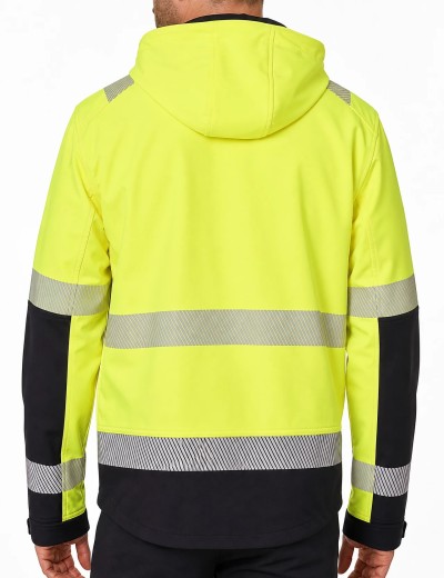 Сигнальна софтшел куртка Bosafety Valencia C2